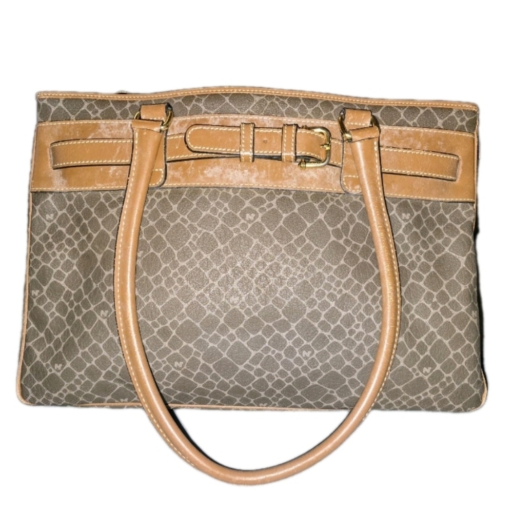 Classic Nina Ricci Tan and Brown Women's Bag